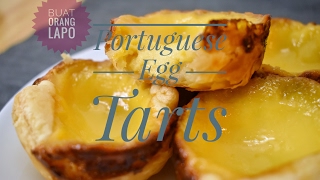 Portuguese Egg Tarts using puff pastry  Tat Telur Portugis dengan puff pastry [upl. by Ennaimaj]