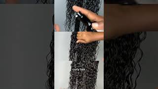 Curly wig tips hair wigcare curlyhair blackwomenoftiktok [upl. by Farris]