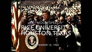 Presidential Moments JFK Moon Speech  September 12 1962  Houston TX🇺🇸 [upl. by Ahsimak]