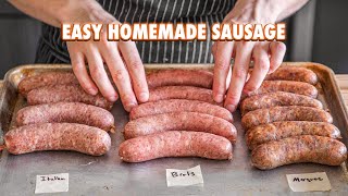 How To Make Your Own Sausage [upl. by Dinerman498]