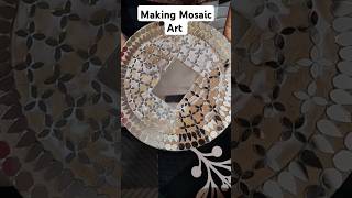 Home decor items mirror Mosaic art✨😱youtubeshorts shorts mosaicart wallhanging [upl. by Tyrone]