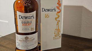 DEWARS BLENDED SCOTCH WHISKY DOUBLE AGENT 16YR SMOKY blended scotch eyesonwhiskey smoky16years [upl. by England34]