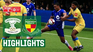 HIGHLIGHTS  Chasetown 03 Nantwich Town  PitchingIn NPL West  16324 [upl. by Nnaillek]