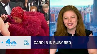 Met Gala Top 5 fashion moments on the red carpet  NBC New York [upl. by Neona]