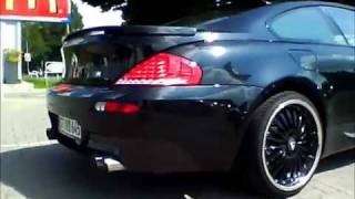 BMW 645i Tuning black  Start Up Acceleration  Loud Sound [upl. by Mathew]