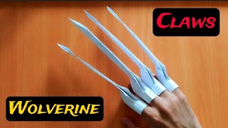 WOLVERINE CLAWS ORIGAMI EASY TUTORIAL  DIY ORIGAMI PAPER CLAWS WOLVERINE WEAPON CRAFTING XMEN ART [upl. by Sisenej268]