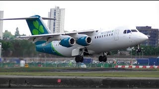 Plane Spotting at London City Airport LCY  240519 [upl. by Lynda]