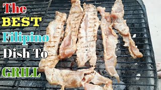 HOMEMADE GRILLED TOCINO WITHOUT FOOD COLOR  EASY RECIPE [upl. by Isobel]