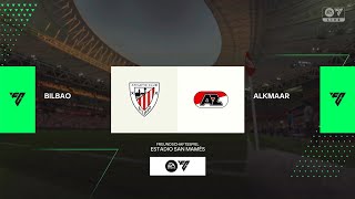 EA Sports FC 25  Athletic Club vs AZ Alkmaar  Estadio San Mamés  Gameplay PS5 [upl. by Fedora271]