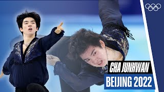 Cha Junhwan performs to Fate of clockmaker at Beijing 2022 ⛸️ 🇰🇷 [upl. by Tome]