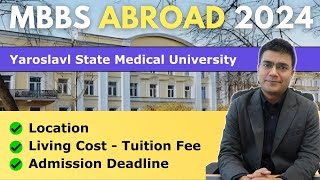 Yaroslavl State Medical University  MBBS in Russia  All Details [upl. by Hcab]