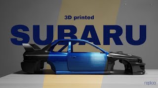 3D Printable Subaru Impreza 22B Bring the Rally Legend to Life  TRAILER [upl. by Autum]