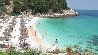 Thasos beach guide  35 Thasos beaches Greece [upl. by Cleopatra]