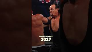 Goldberg and The Undertakers Royal Rumble faceoff in 2017 🔥 WWE RoyalRumble [upl. by Decker997]