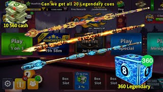 I opened 360 Legendary Boxes on new account  8 ball pool ​⁠ [upl. by Rodenhouse]