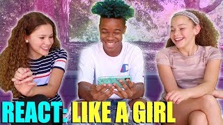 Haschak Sisters  Like A Girl Chance Olivia amp Sierra REACT [upl. by Neyu]