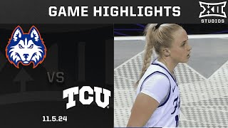 Houston Christian vs TCU Game Highlights  202425 Big 12 Women’s Basketball [upl. by Avot]