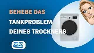 Wie man das Wasser im Tankproblem des Beko Trockners behebt [upl. by Milena]