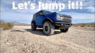 Can A 2 Door Bronco Handle Being Jumped amp Highspeed Offroading [upl. by Ardyaf]