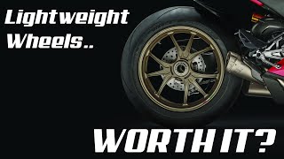 Are lightweight Motorbike wheels actually WORTH IT [upl. by Caundra878]