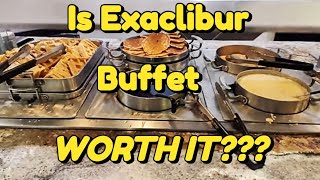 Excalibur Buffet Las Vegas Tour And Honest Review [upl. by Sternlight]