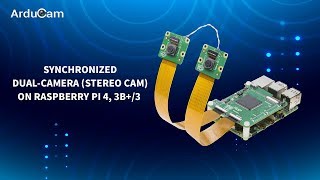 Synchronized DualCamera Stereo Cam on Raspberry Pi 4 3B3 [upl. by Eimmat]