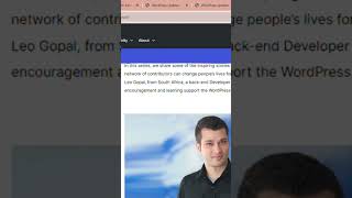 Wordpress community news in WordPress shorts wordpress [upl. by Kcirdahs]