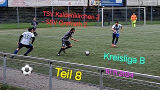 Fussballspiel TSV Kaldenkirchen 2  SSV Grefrath 2 Kreisliga B Herren Niederrhein youtube Video [upl. by Yasmar]