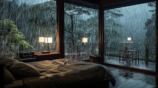 SOFT RAIN Sound for Sleeping in Bedroom  Sleep and Relaxation Meditation [upl. by Salocin]