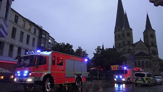 Ausgelöste Brandmeldeanlage in Bonner Kaiserpassage am 260924 [upl. by Yrdua982]