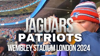 JAGUARS VS PATRIOTS  NFL  WEMBLEY STADIUM LONDON 2024 [upl. by Serra349]