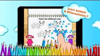 Early Learning Games for Toddlers amp Preschoolers Preschool EduPaint by Cubic Frog® Apps [upl. by Merilee]