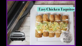 Easy Chicken Taquitos  NINJA FOODI GRILL XL [upl. by Keely872]