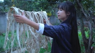 Paper making  千年长安千年纸，原来最原始的纸张是这样造出来的丨Liziqi Channel [upl. by Macswan]