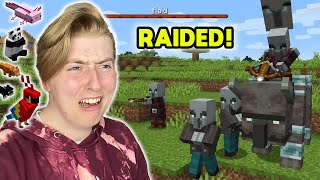 I Went Looking For Pets And Got Raided In Minecraft Part 3 [upl. by Eiram]