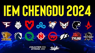 День 2  Group Stage  IEM Chengdu 2024  КРИВОЙ ЭФИР [upl. by Uolymme880]