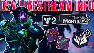 Destiny 2 Revenant Act 2 Dev livestream Info Twitch Drops And What I Hope To See During The Stream [upl. by Llehcsreh]