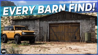 Forza Horizon 5  All 14 Barn Find Locations [upl. by Seen]