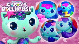 Gabby amp MerCats Magical Mermaid Marathon  GABBYS DOLLHOUSE TOY PLAY ADVENTURES [upl. by Nyrrat]