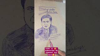 Drawing philanthropist Ratan Tata 🥰 painter youtubeshorts meropaintings [upl. by Eramat]