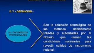 VIDEOCAST  LOS DOCUMENTOS NOTARIALES [upl. by Schug]