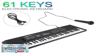 49  61 Keys Electronic Keyboard Piano Digital Music Key Board Review [upl. by Haila696]