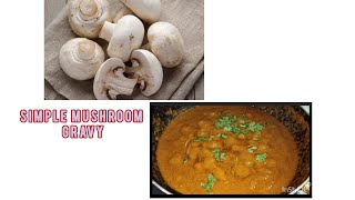 restaurant style simple Mushroom gravy mushroom simple recipe recipes restaurantstyle tasty [upl. by Nylaf670]