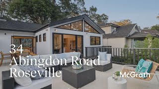 34 Abingdon Road Roseville [upl. by Lesnah]