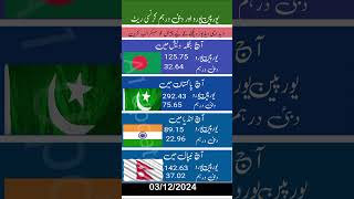 Today currency exchange rate 🥳dirham currency euro dirhamrate rate [upl. by Eolanda]