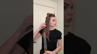 Blowout with Dyson Airwrap blowout hairtutorial dysonairwrap [upl. by Kimble]