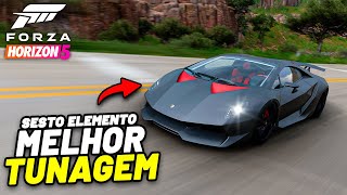 MELHOR TUNAGEM para LAMBORGHINI SESTO ELEMENTO no FORZA HORIZON 5 2024 [upl. by Bessie]