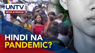 Pagluluwag ng mask mandate maaaring indikasyon ng COVID19 endemic stage – experts [upl. by Niawd652]