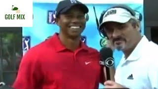 Funniest David Feherty amp Tiger Woods Moments [upl. by Qirat4]