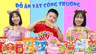 Thử Thách 100k Mua Đồ Ăn Vặt Cổng Trường ♥ Minh Khoa TV [upl. by Salas]